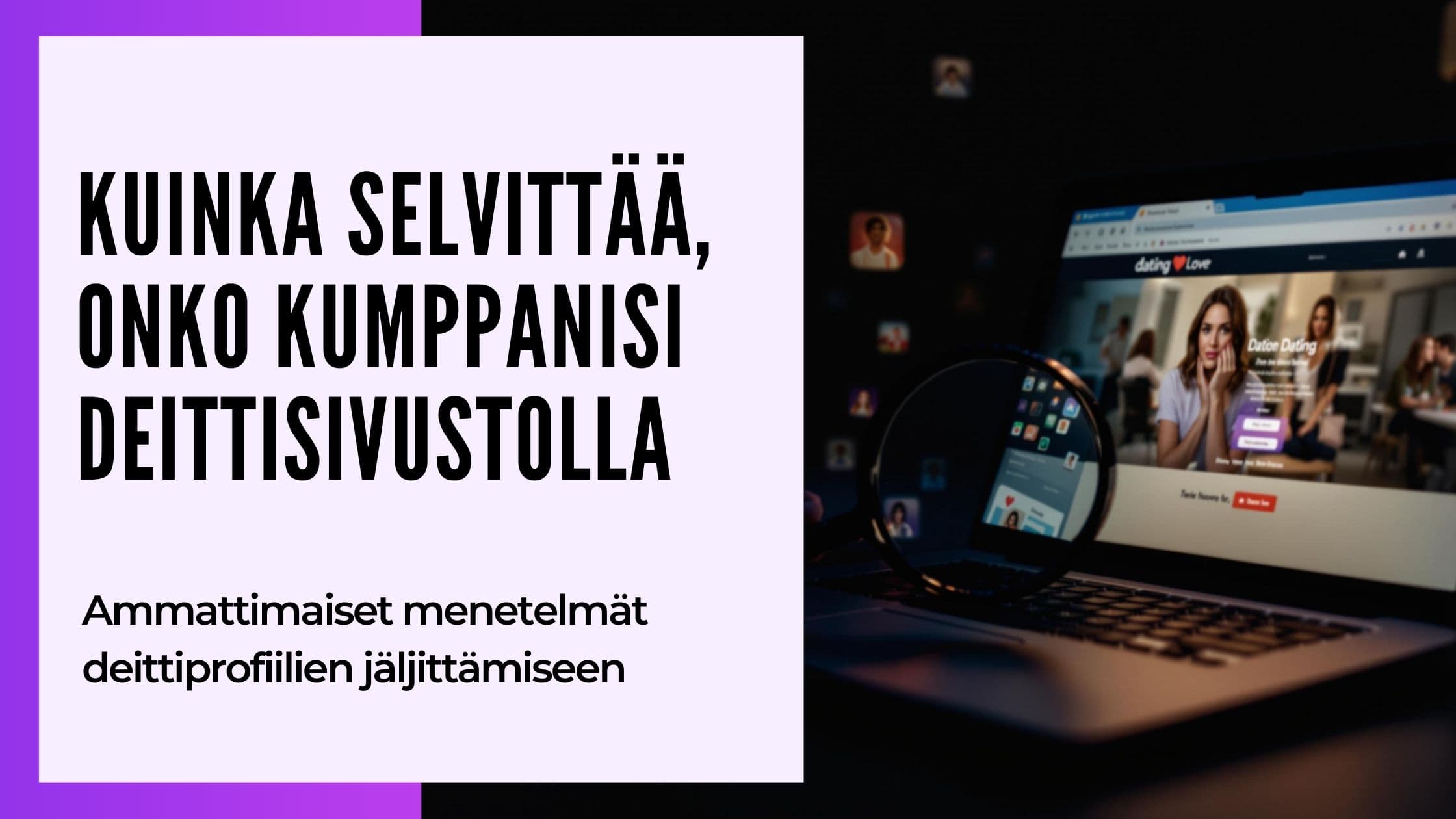 Cover Image for Kuinka selvittää, onko kumppanisi deittisivustoilla: 5 toimivaa tapaa vuonna 2025
