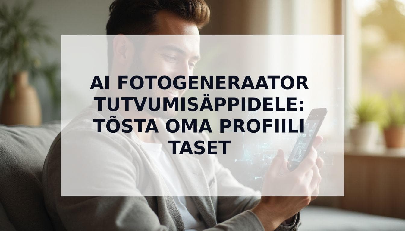 Cover Image for AI fotogeneraator tutvumisäppidele: Ülim juhend oma profiili turgutamiseks
