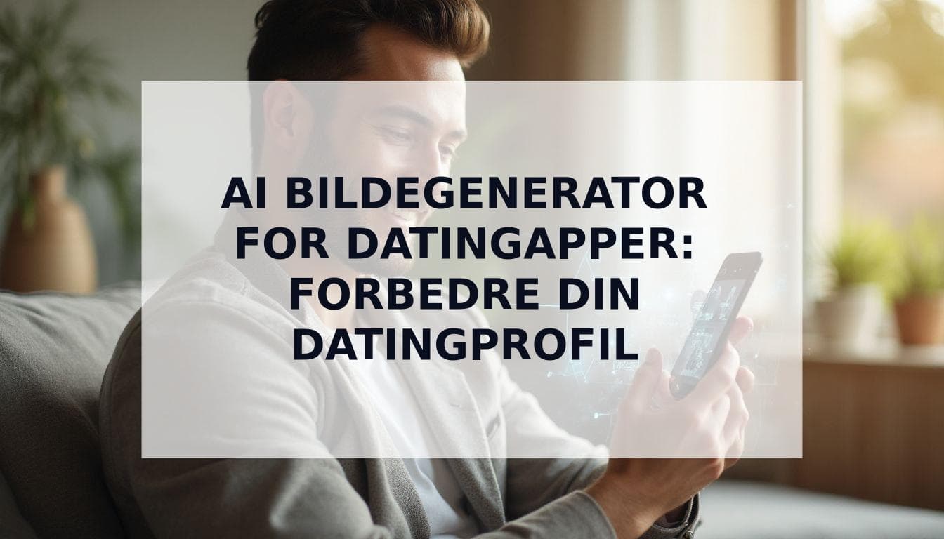Cover Image for AI bildegenerator for datingapper: Den ultimate guiden til å forbedre profilen din