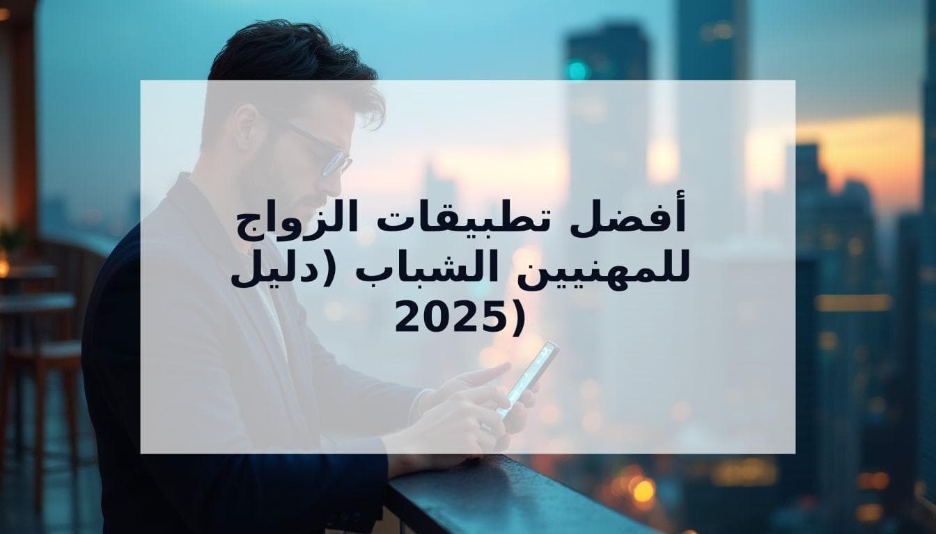 Cover Image for الدليل الشامل لأفضل تطبيقات الزواج للمهنيين الشباب في 2025