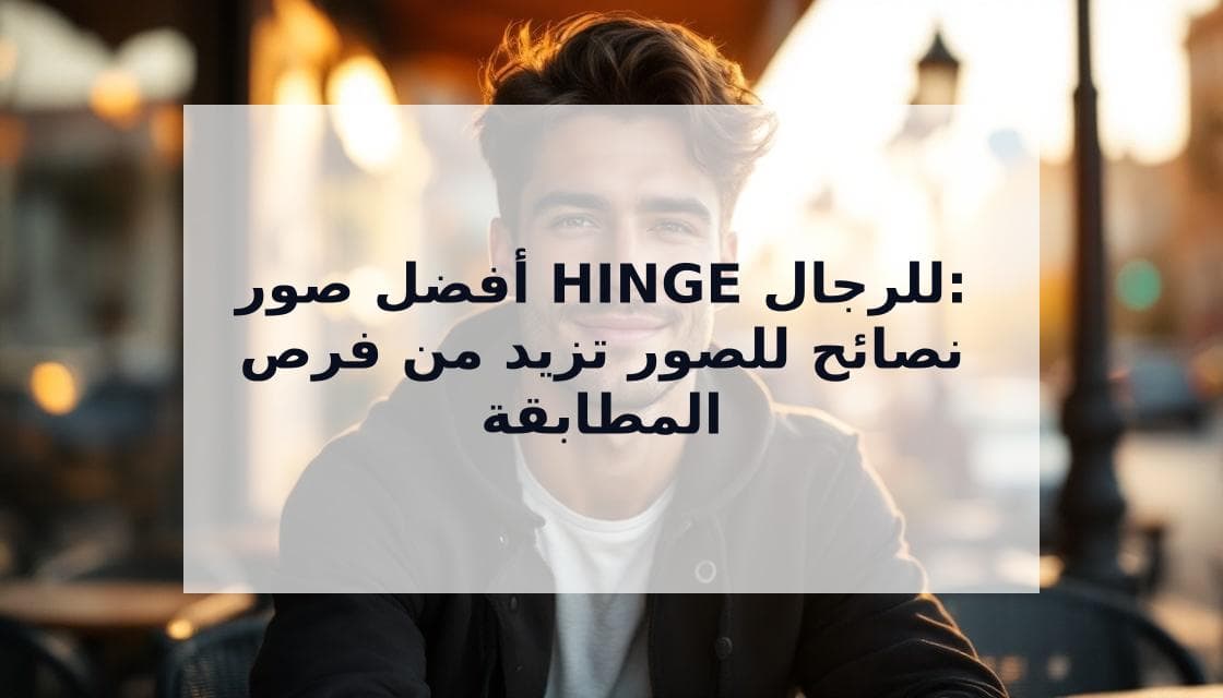 Cover Image for أفضل الصور لـ Hinge: الدليل النهائي للرجال للحصول على المزيد من المطابقات