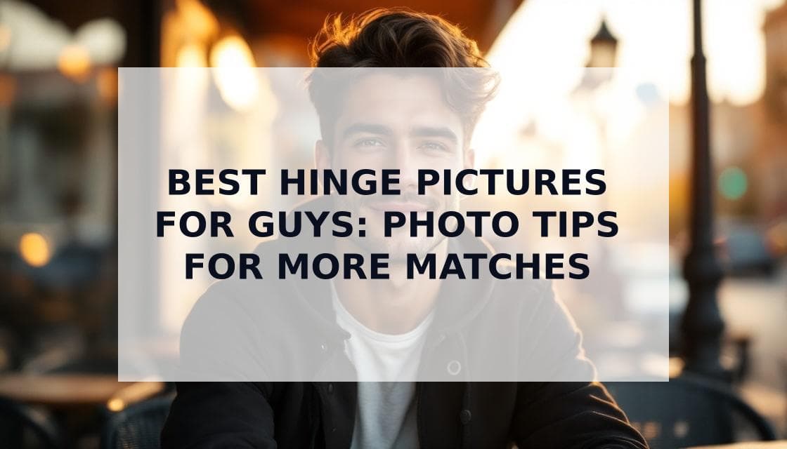 Cover Image for Best Pictures for Hinge: Ultimate Guide for Guys to Attract More Matches