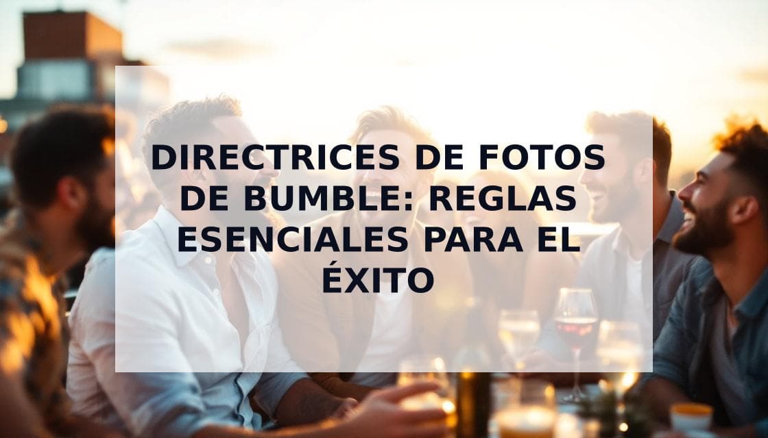 Cover Image for Guía definitiva de las directrices de fotos de Bumble: Reglas, optimización y estrategias de éxito