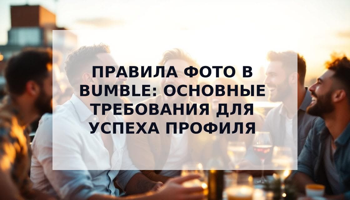 Cover Image for Исчерпывающее руководство по правилам фотографий в Bumble: требования, оптимизация и стратегии успеха