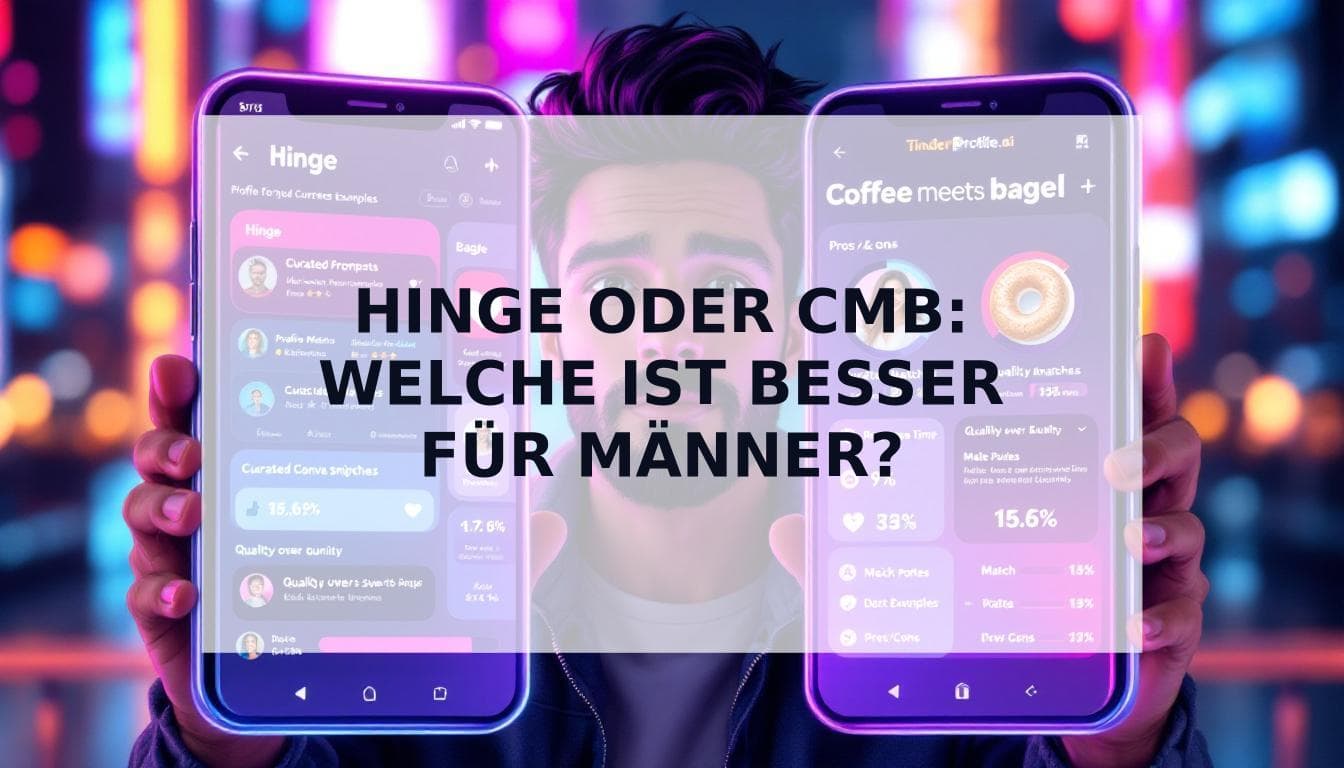 Cover Image for Hinge oder Coffee Meets Bagel: Welche Dating-App ist 2025 besser für Männer?