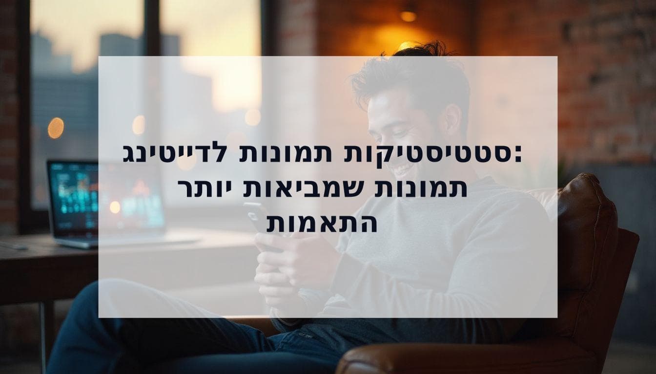 Cover Image for התמונות הטובות ביותר לאפליקציות היכרויות: 10 תמונות מבוססות נתונים שמביאות יותר התאמות