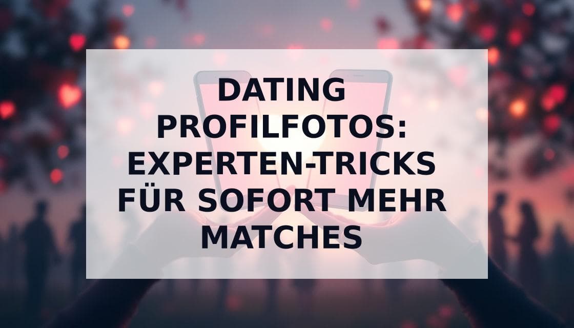 Cover Image for Perfekte Profilbilder für Dating-Apps: Der ultimative Match-Leitfaden 2025