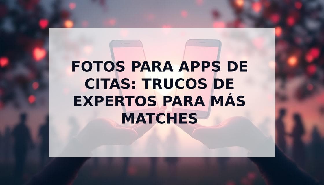 Cover Image for Fotos de perfil perfectas para apps de citas: La guía definitiva para conseguir matches en 2025