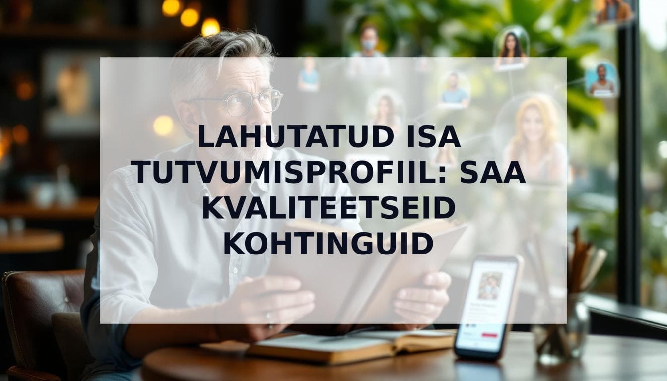 Cover Image for Tutvumine lahutatud isana: Käsiraamat kvaliteetse tutvumisprofiili loomiseks