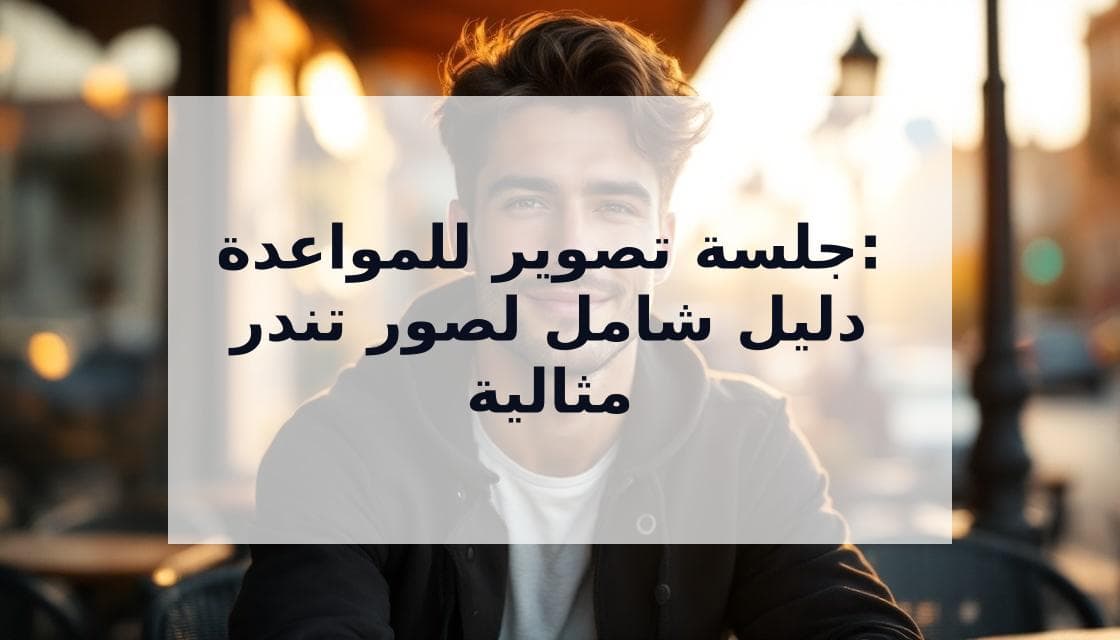 Cover Image for جلسة تصوير للمواعدة: دليلك الشامل لصور ملف شخصي مميزة في تطبيقات المواعدة