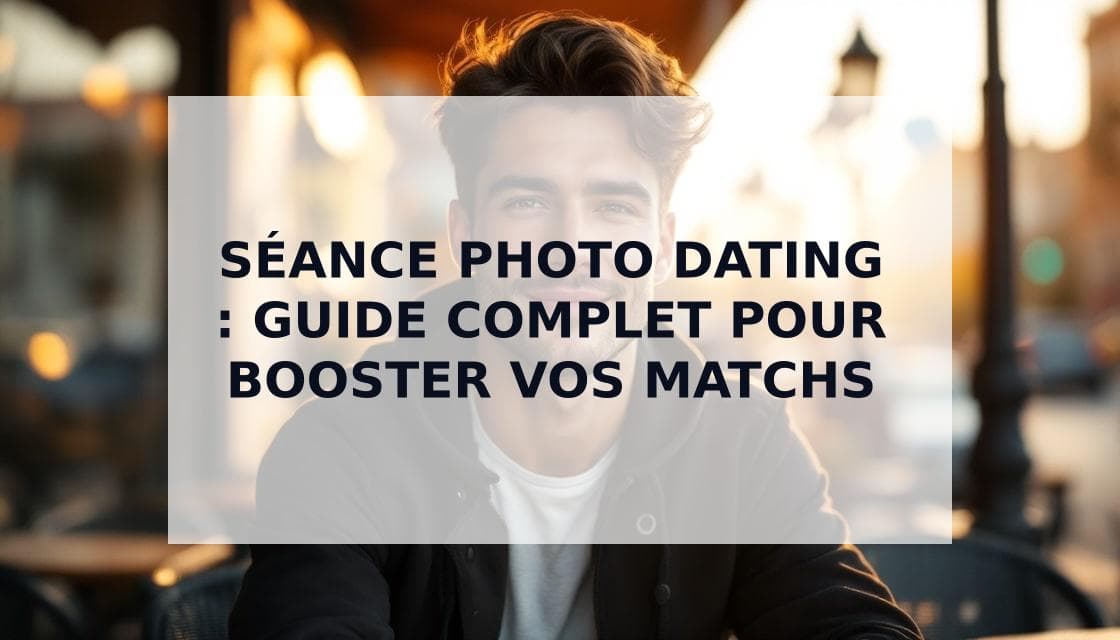 Cover Image for Séance Photo Dating : Le Guide Complet pour Booster Votre Profil de Rencontre