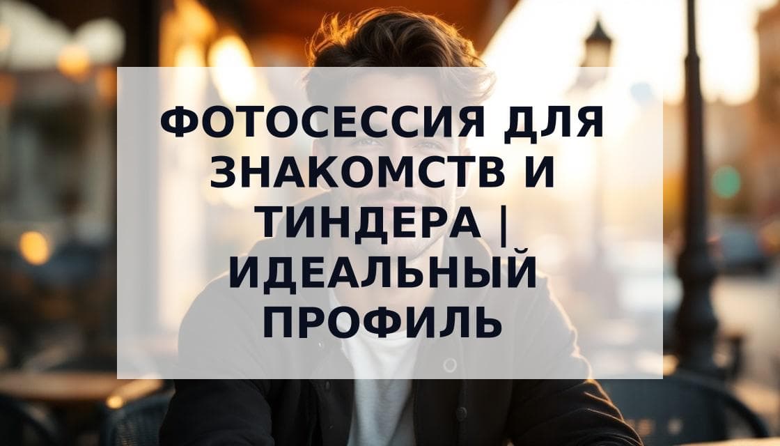Cover Image for Фотосессия для знакомств: создайте идеальный профиль для приложений знакомств