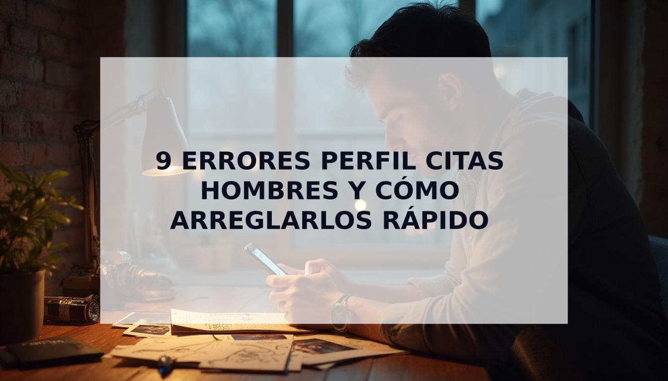 Cover Image for Los 9 mayores errores en el perfil de citas de los hombres (y cómo solucionarlos)
