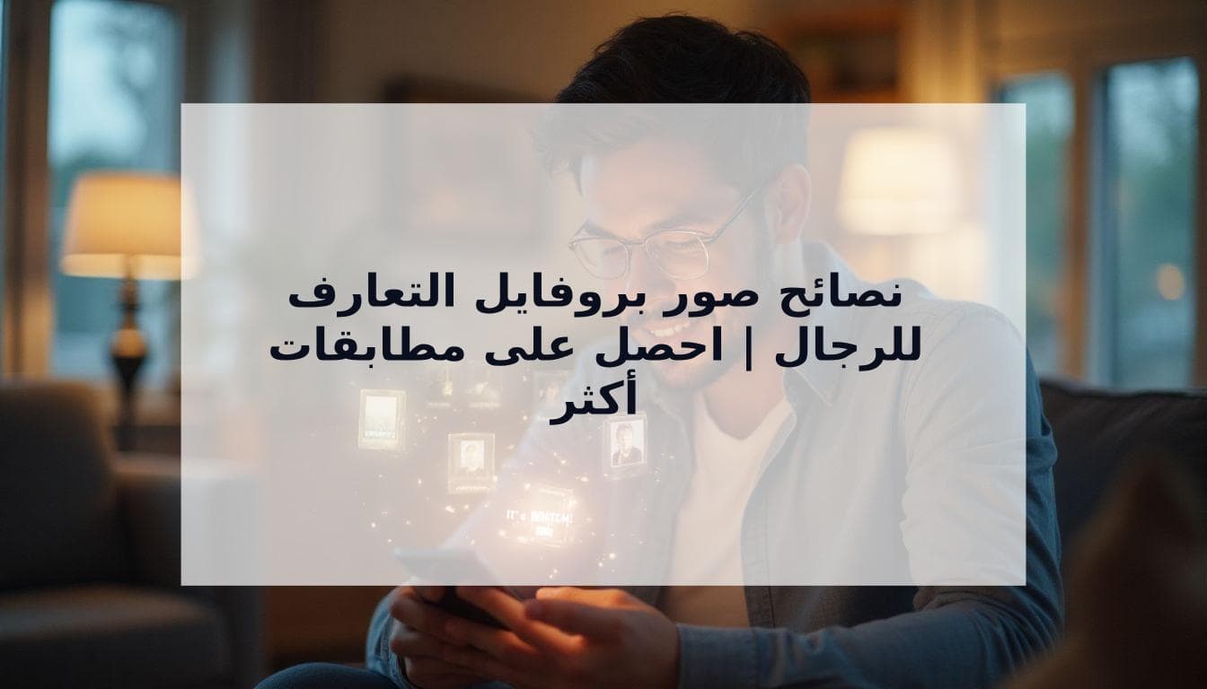Cover Image for نصائح لصور بروفايل التعارف: الدليل الشامل للرجال لزيادة المطابقات (وكيف يساعدك الذكاء الاصطناعي)