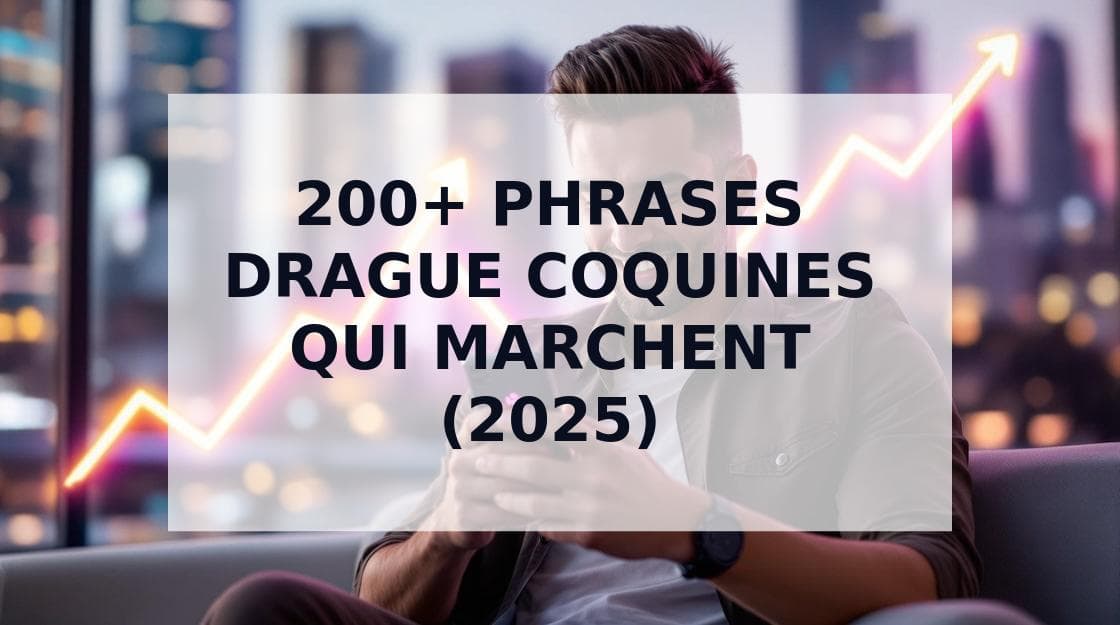 Cover Image for Plus de 200 Phrases de Drague Coquines qui Fonctionnent Vraiment (2025)