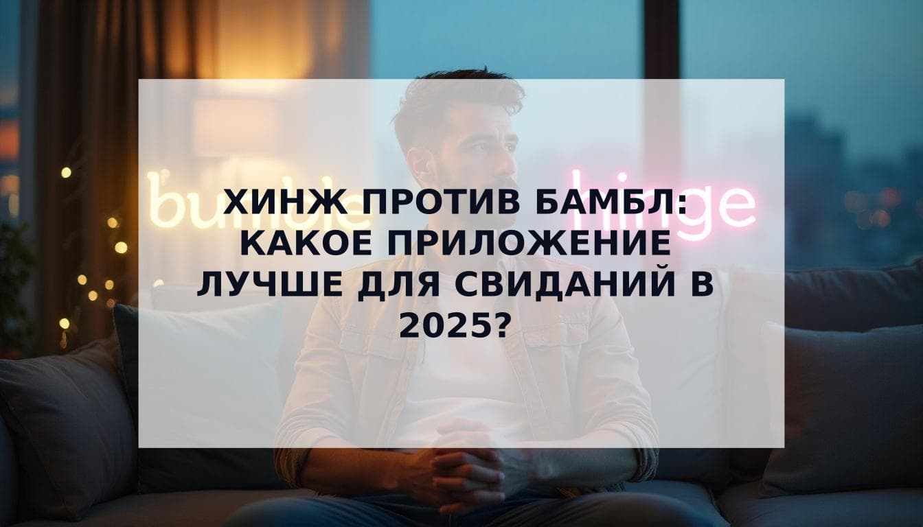 Cover Image for Хинж против Бамбл: Полное руководство для мужчин на 2025 год