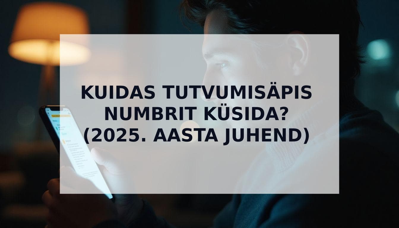 Cover Image for Kuidas tutvumisäpis naise numbrit küsida? (2025. aasta juhend)