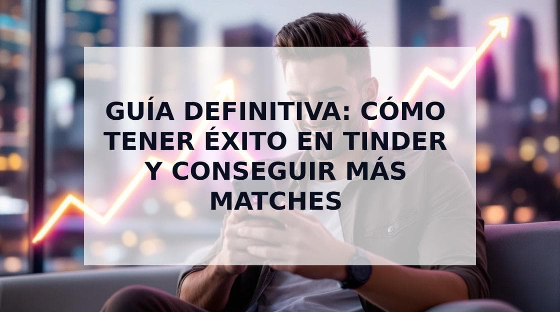 Cover Image for Cómo Tener Éxito en Tinder: La Guía Definitiva para Conseguir Matches