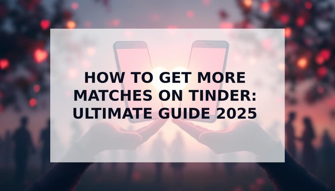 Cover Image for How to Get More Matches on Tinder: The Ultimate Guide for 2025