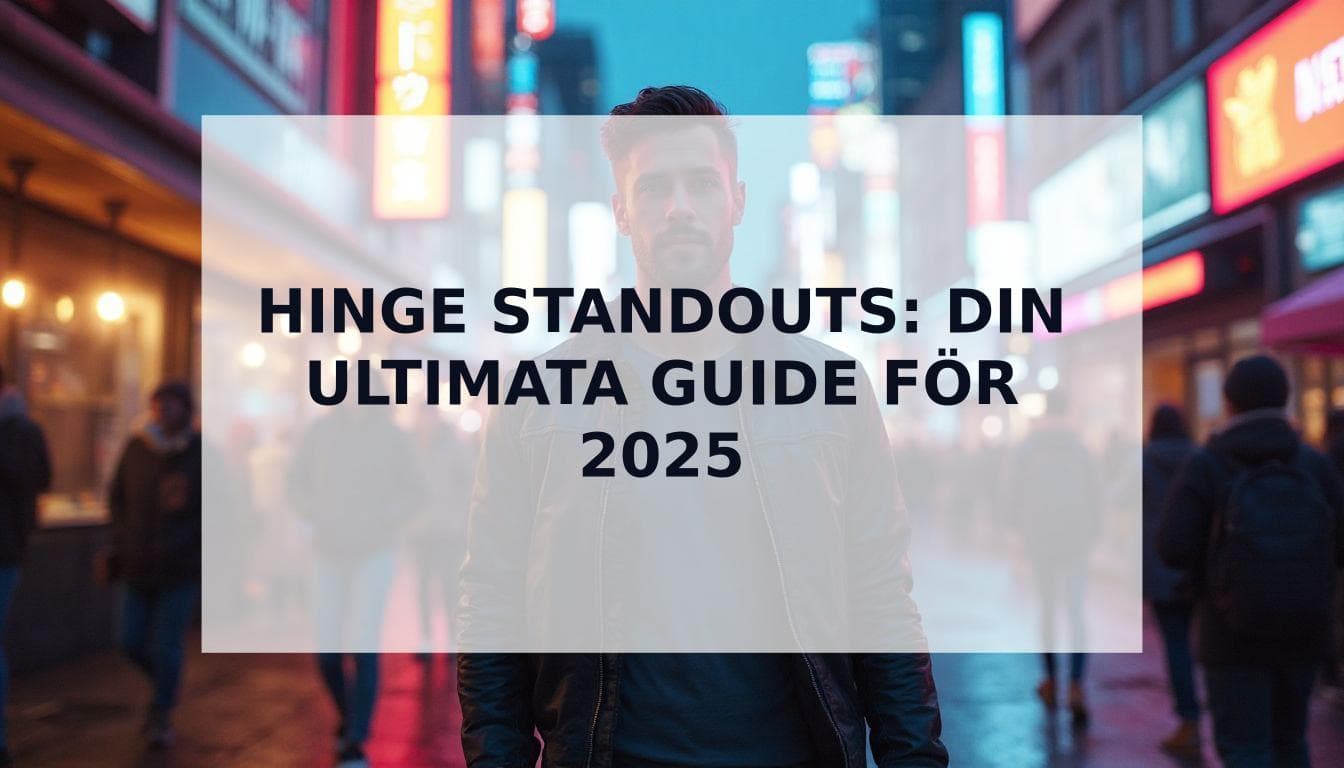 Cover Image for Hur du kommer med på Hinge Standouts: Den ultimata guiden (2025)