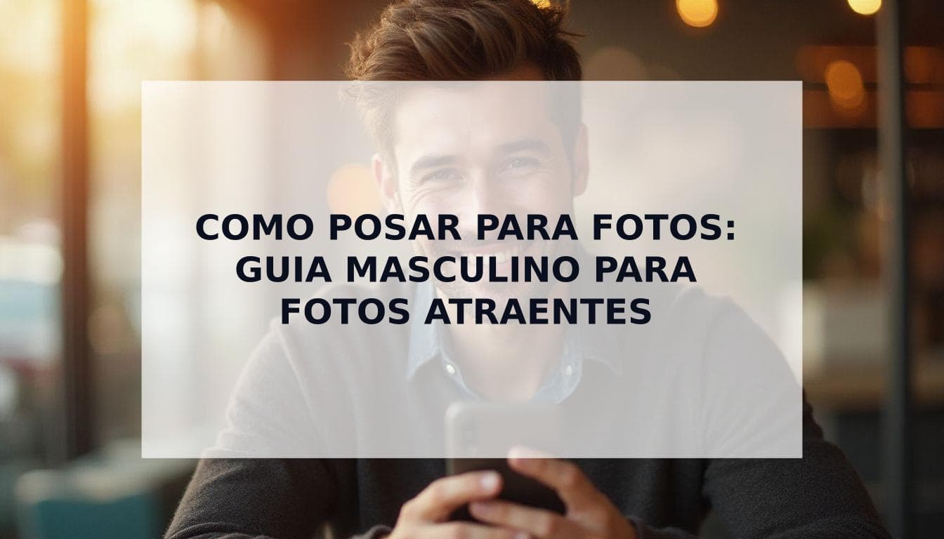 Cover Image for O Guia Definitivo: Como Posar para Fotos Masculinas e Ter Mais Matches