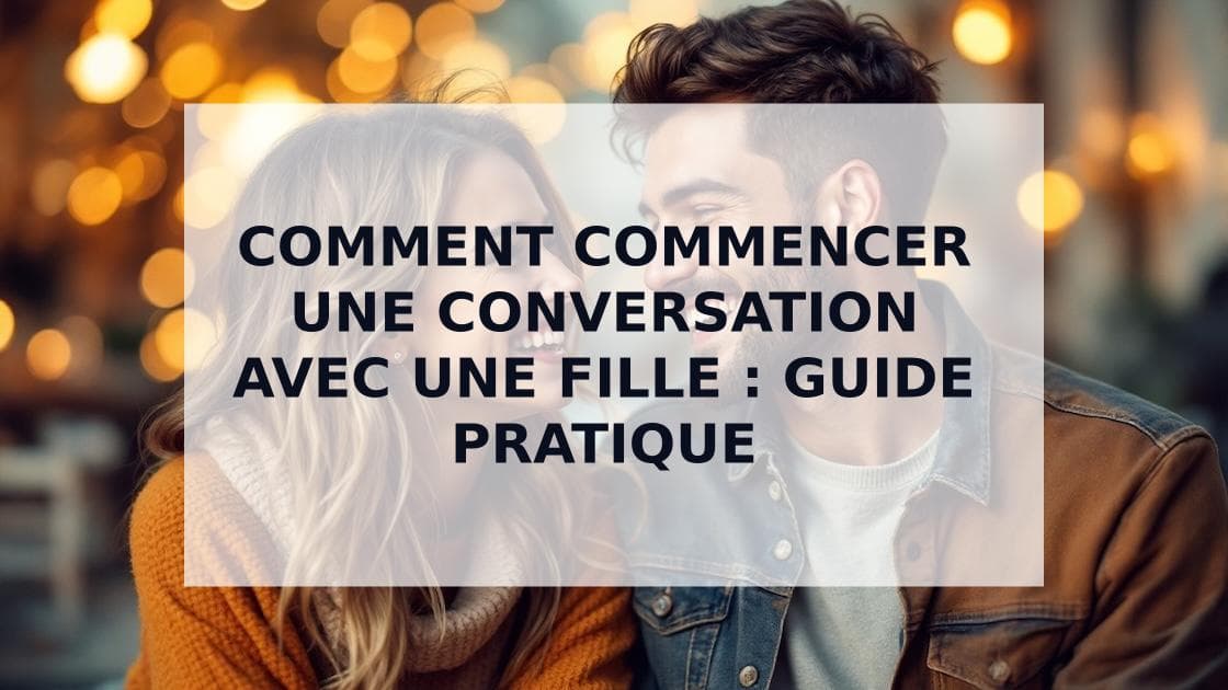 Cover Image for Comment Engager une Conversation avec une Fille : Méthodes Efficaces
