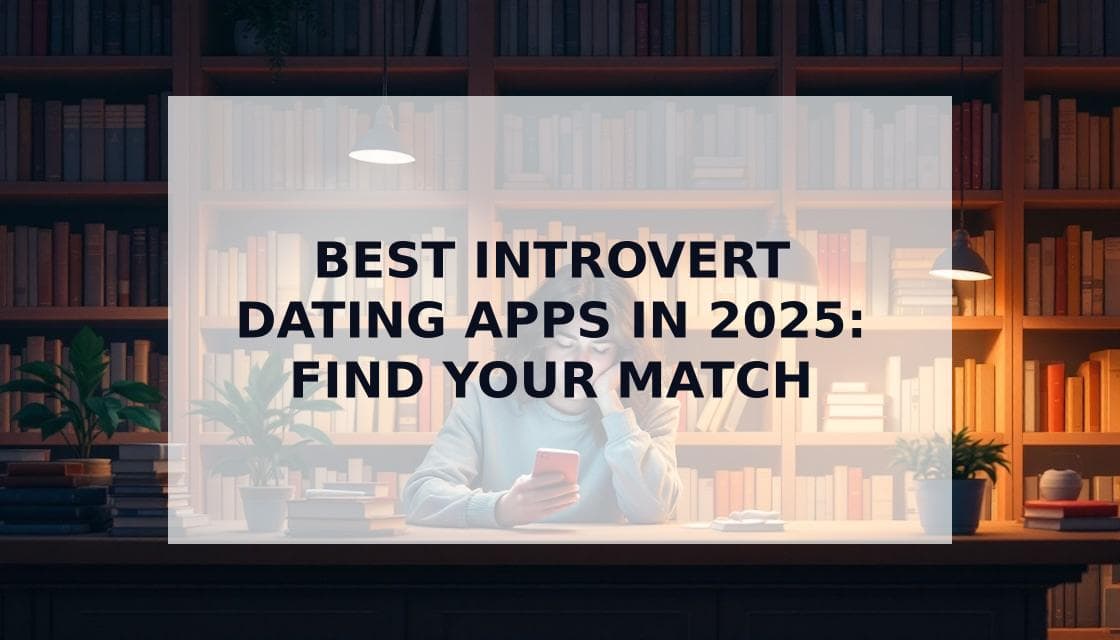 Cover Image for Introvert Dating App Guide: Finding Love Without the Social Exhaustion