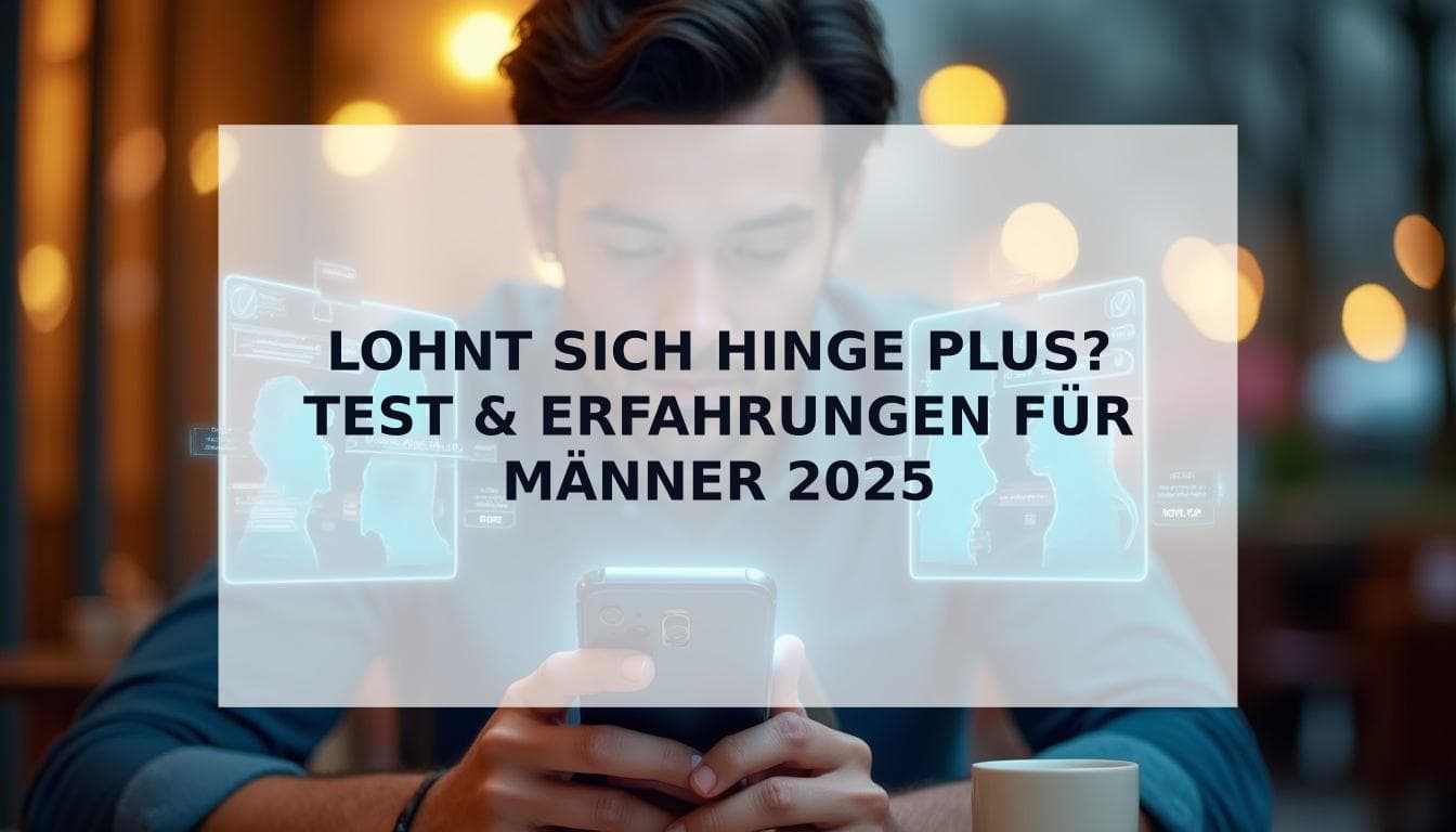 Cover Image for Lohnt sich Hinge Plus für Männer? Ein schonungsloser Test 2025