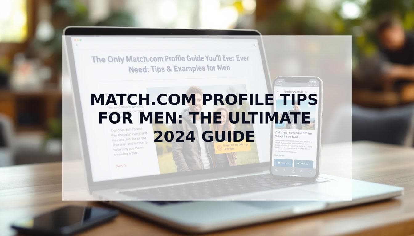 Cover Image for The Only Match.com Profile Guide You'll Ever Need: Tips & Examples for Men