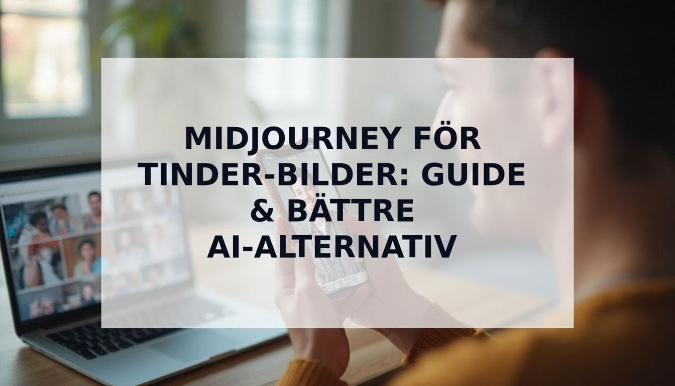 Cover Image for Midjourney för Tinder-bilder: En guide & bättre AI-alternativ