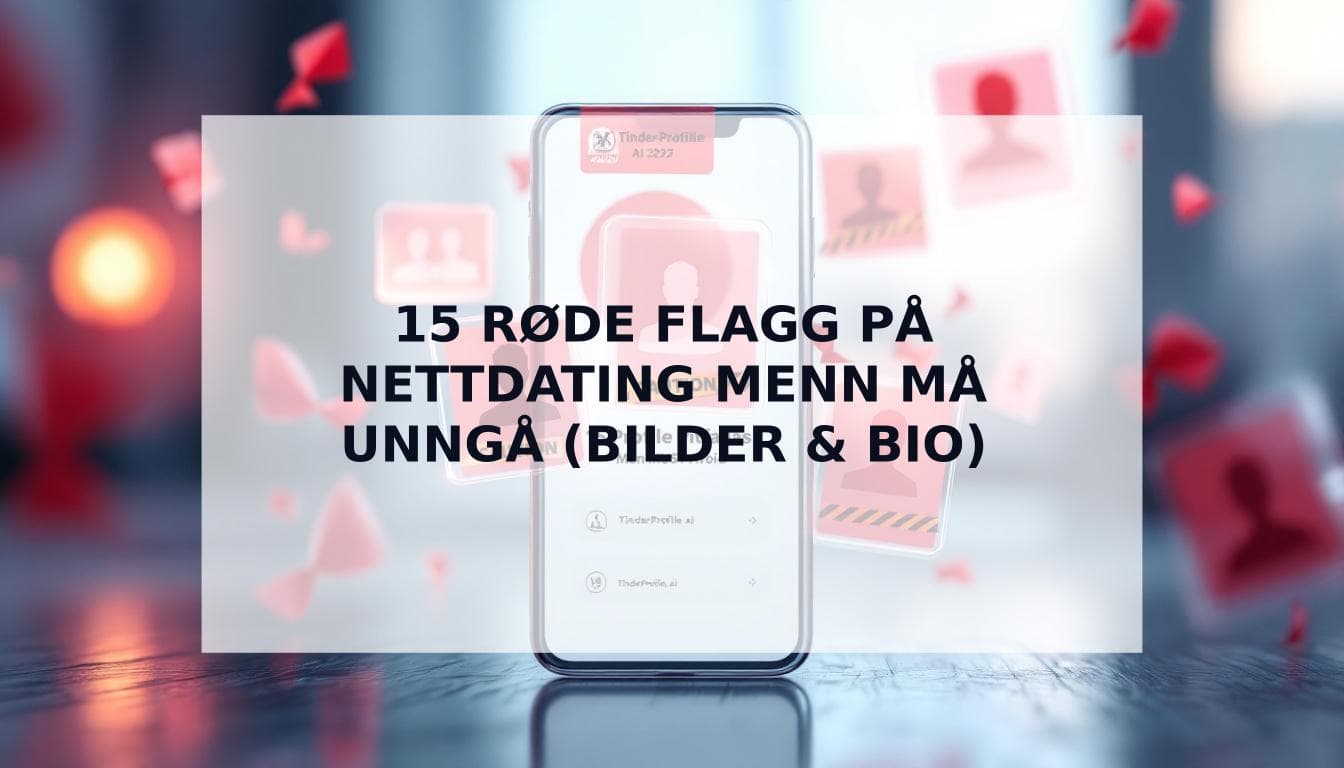 Cover Image for Røde flagg nettdating: 15 profilfallgruver menn MÅ unngå i 2025