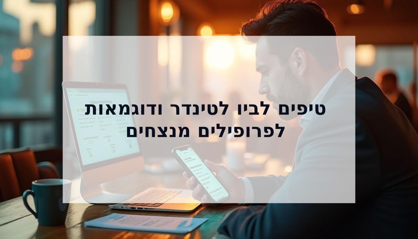 Cover Image for טיפים לביו לטינדר ודוגמאות לפרופילים מנצחים (מדריך 2025)