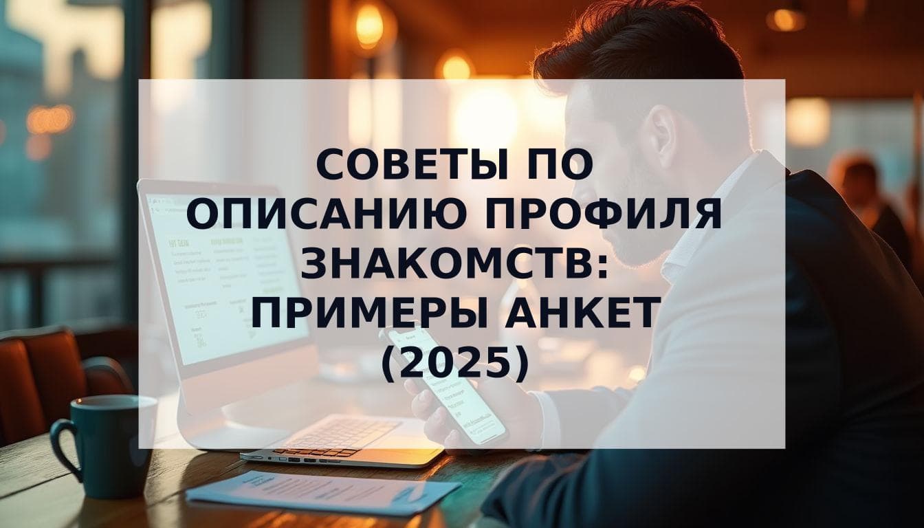 Cover Image for Советы по описанию профиля знакомств и примеры анкет, которые действительно работают (Руководство 2025)