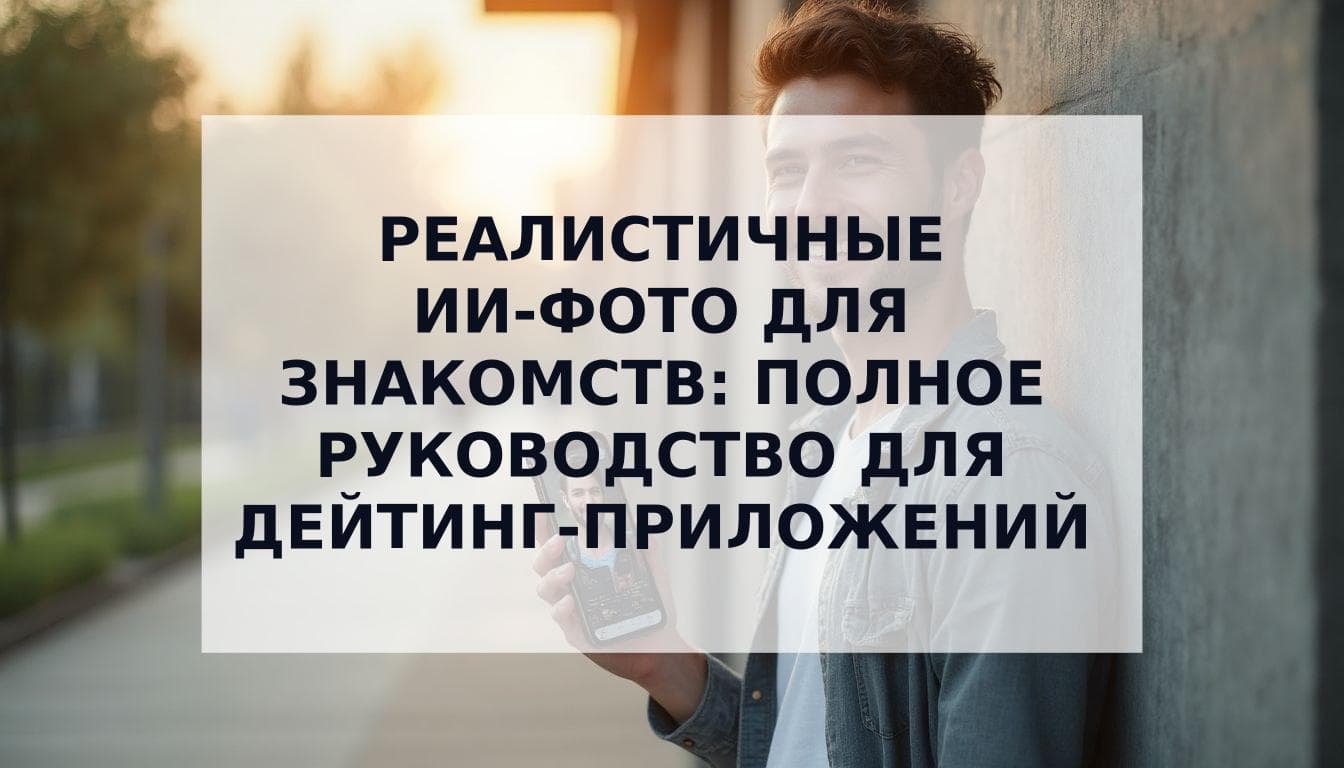 Cover Image for Реалистичные ИИ-фото для знакомств: Полное руководство по созданию естественных ИИ-изображений