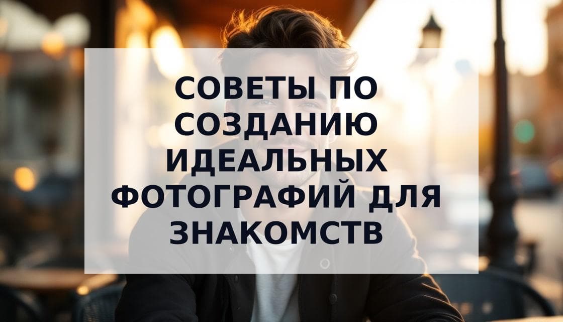 Cover Image for Как сделать фотографии для знакомств самостоятельно: Преобрази свой профиль с помощью советов экспертов