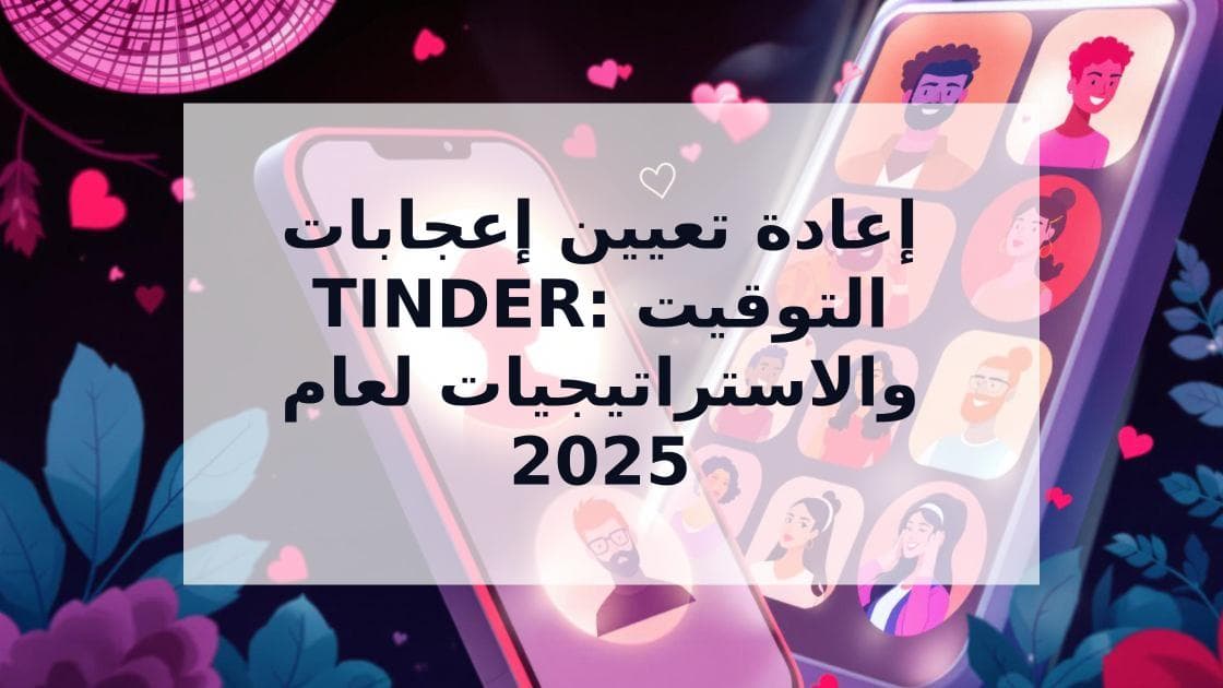 Cover Image for متى تُعاد ضبط الإعجابات على Tinder؟ دليل شامل لاستراتيجيات التطابق الناجحة