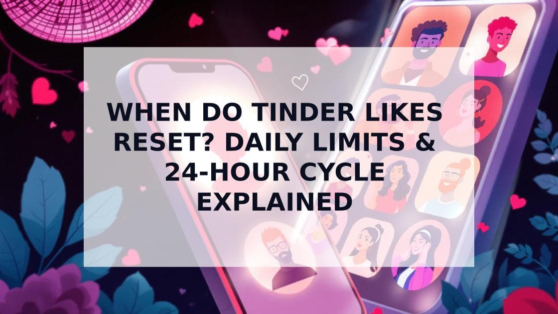 Cover Image for When Do Tinder Likes Reset? Complete Guide to Daily Limits and Reset Times