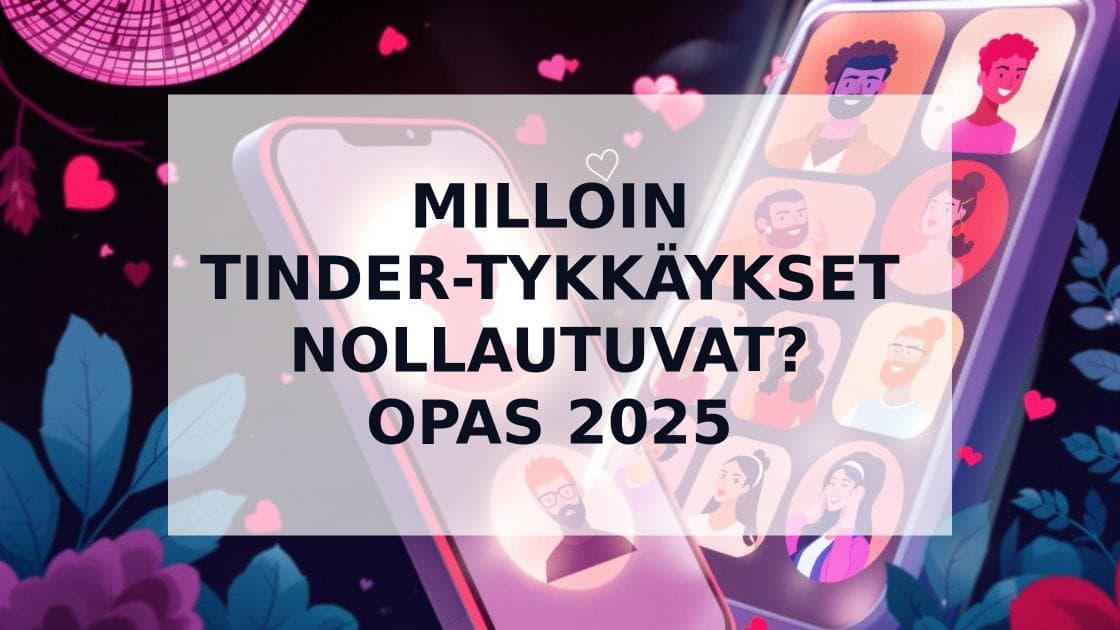 Cover Image for Milloin Tinder-tykkäykset nollautuvat? Täydellinen opas 2025