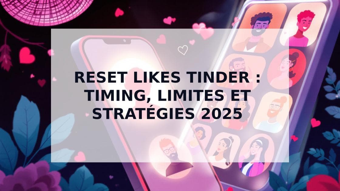 Cover Image for Quand les Likes sur Tinder se Réinitialisent-ils ? Guide Complet 2025