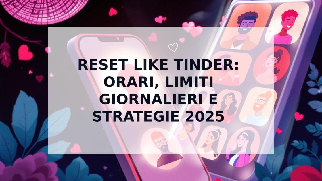 Cover Image for Quando si Resettano i Like su Tinder: Guida Completa 2025