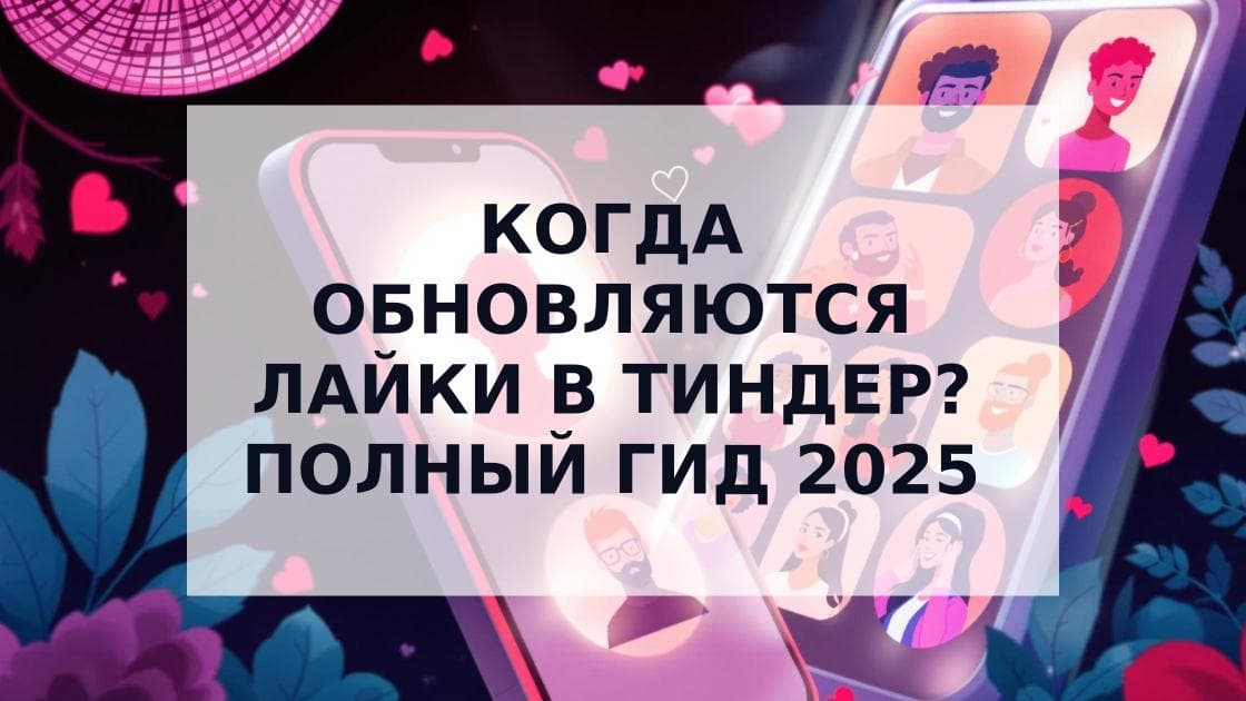 Cover Image for Когда обновляются лайки в Тиндер: полный гид по сбросу и лимитам лайков 2025