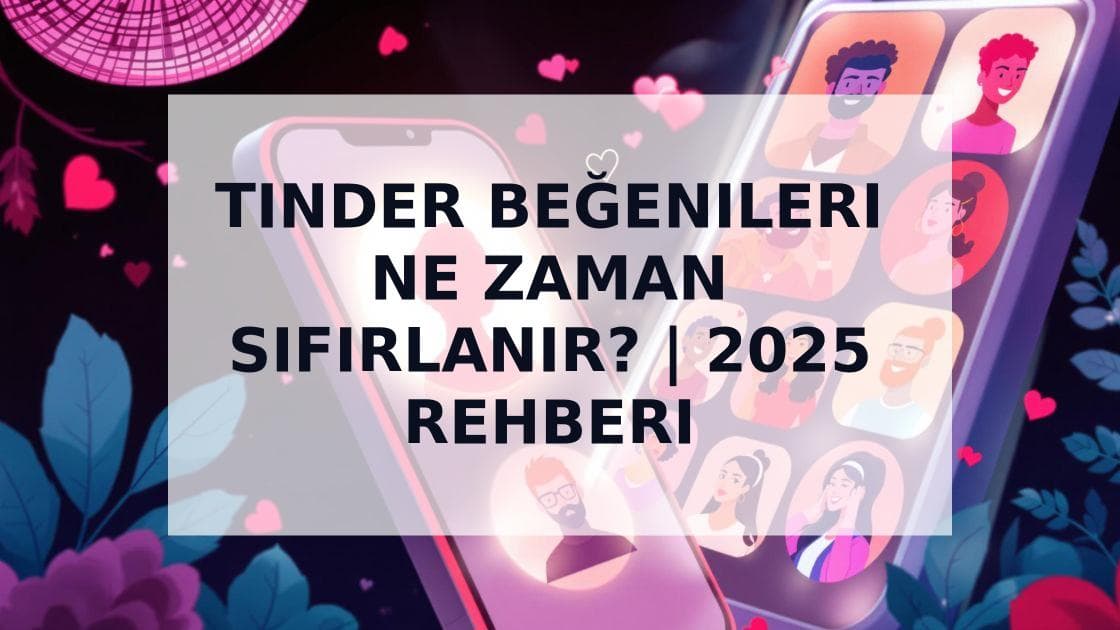Cover Image for Tinder Beğenileri Ne Zaman Sıfırlanır? 2025 Güncel Rehberi