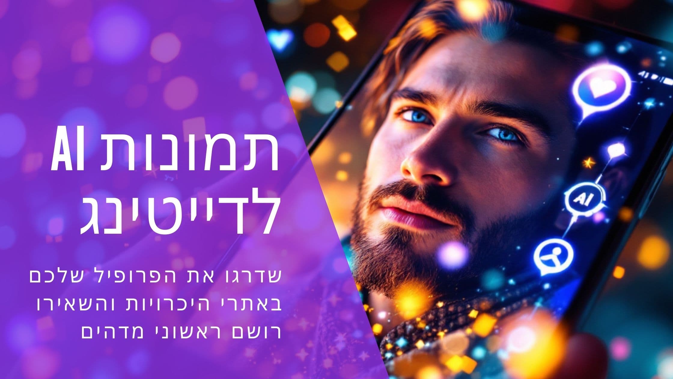 Cover Image for שפר את פרופיל הדייטינג שלך עם תמונות דייטינג מבוססות בינה מלאכותית: השאר רושם ראשוני מהמם