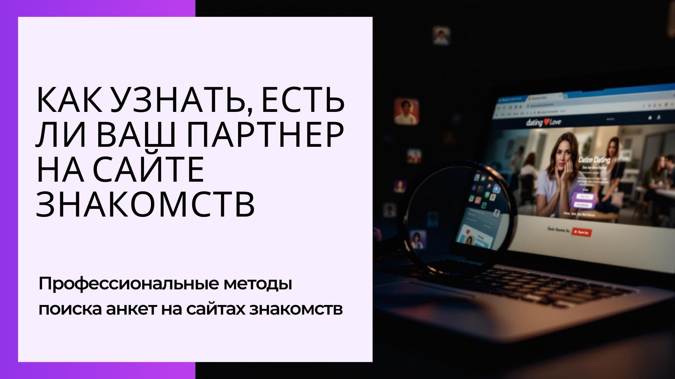 Cover Image for Как узнать, есть ли у вашего партнера профиль на сайтах знакомств: 5 проверенных методов в 2025 году