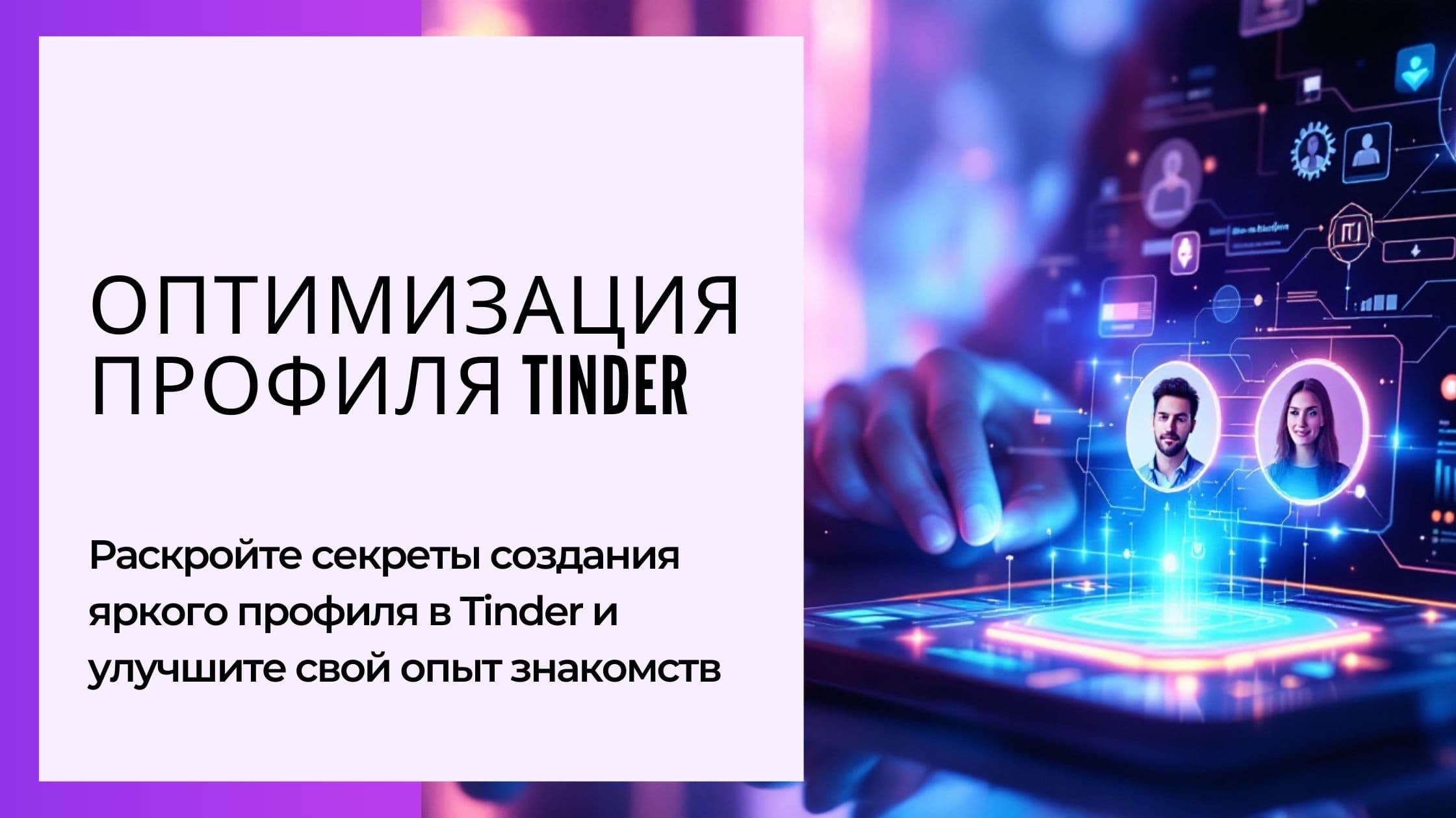 Cover Image for Оптимизируй свой профиль на Tinder: идеальное первое впечатление