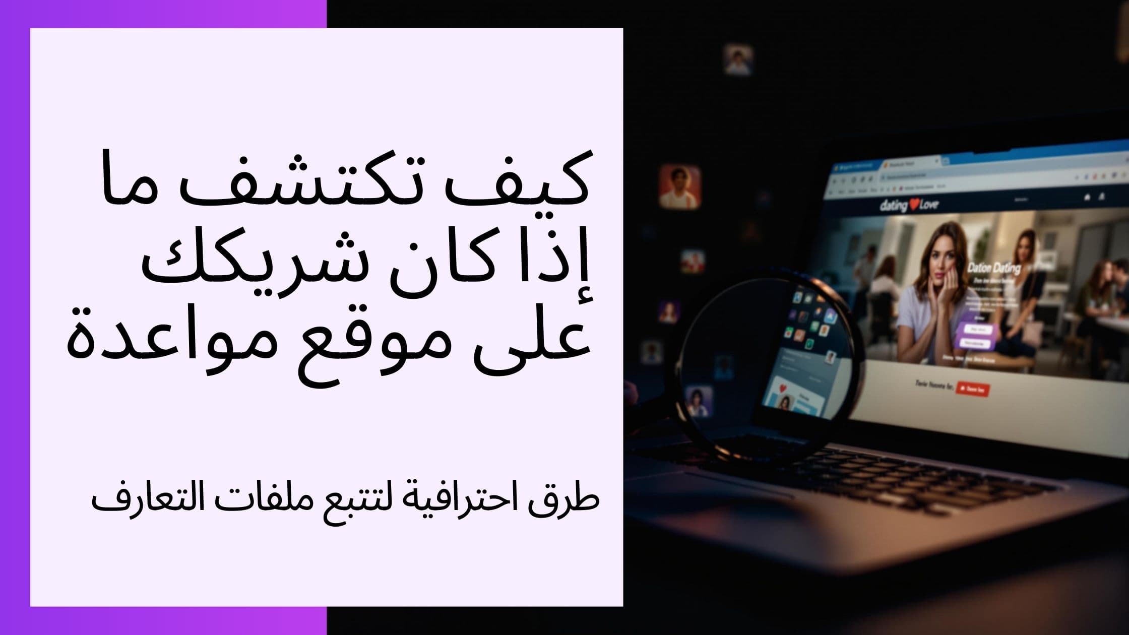 Cover Image for كيف اعرف ان زوجي مسجل في موقع مواعدة؟ طرق مجانية ومدفوعة في 2025