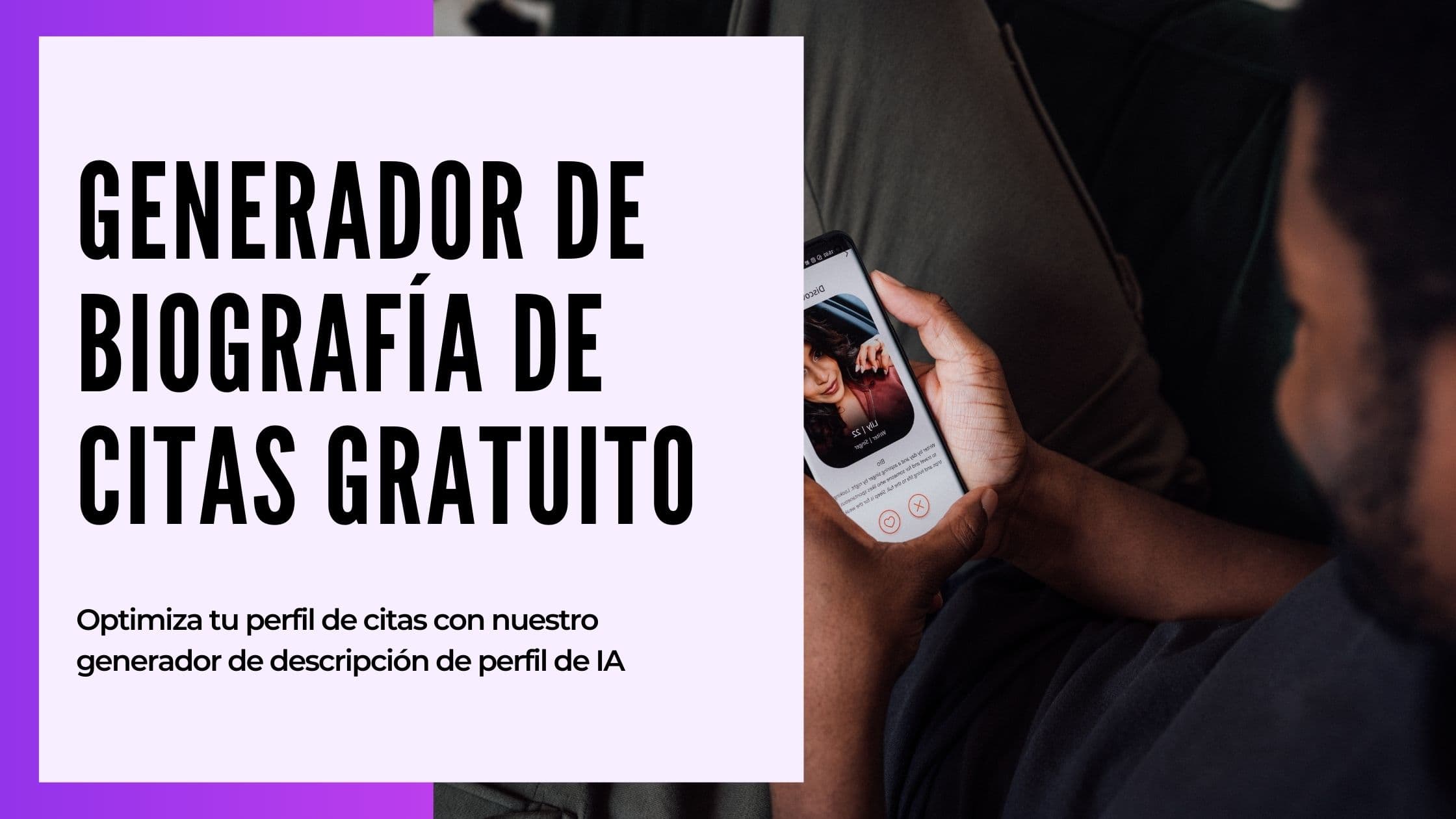 Cover Image for Generador de Descripción para Apps de Citas con IA: Crea el Perfil Perfecto en Segundos