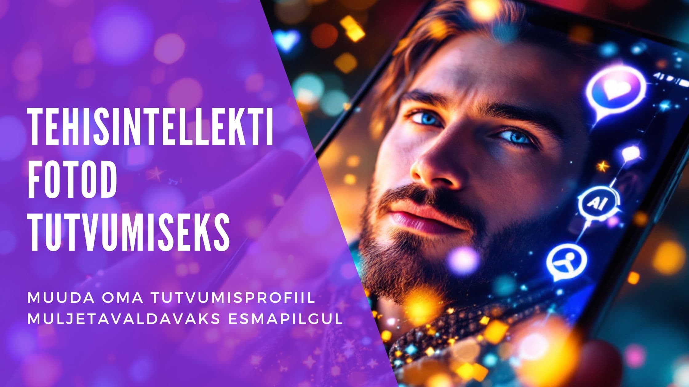 Cover Image for AI Pildid Tinderi Jaoks: Kuidas AI Fotodega Suurendada Matšide Arvu (2026 Juhend)