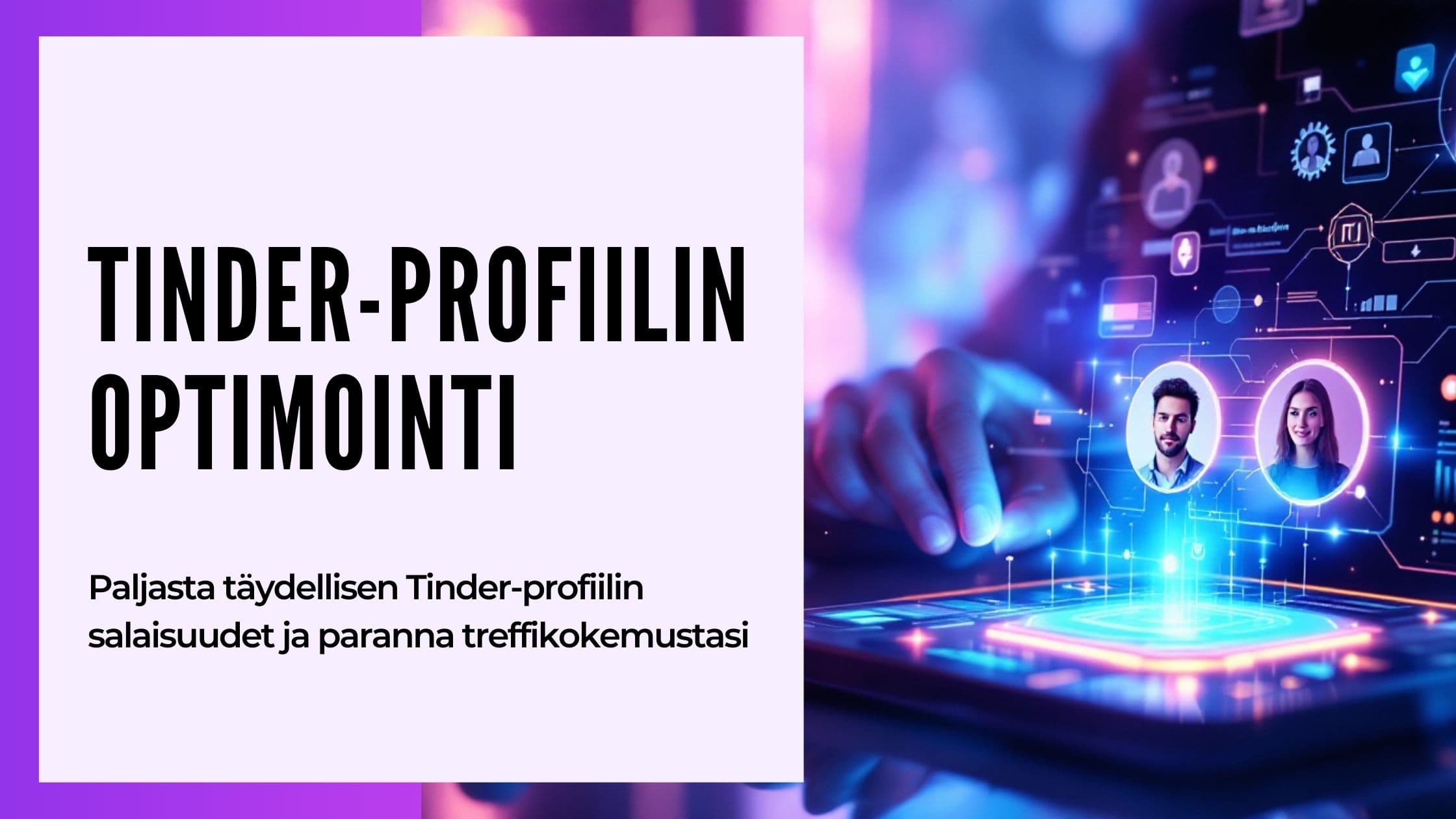 Cover Image for Tinder-profiilin Optimointiopas 2025: Algoritmi, Vinkit & Virheet