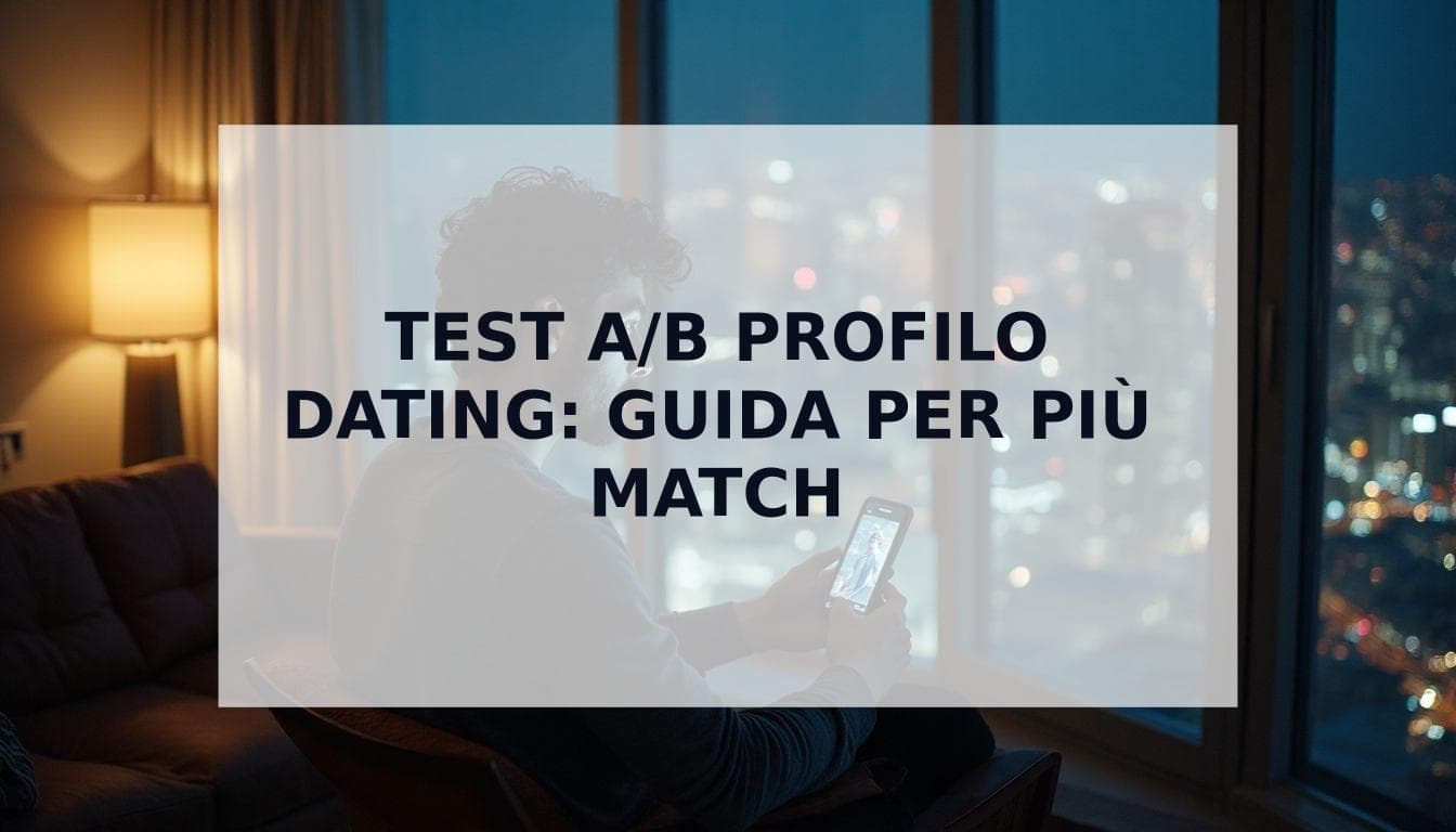 Cover Image for Test A/B del tuo profilo dating: la guida basata sui dati per ottenere più match